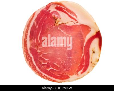 salsiccia, pancetta, salsicce, pancette Foto Stock