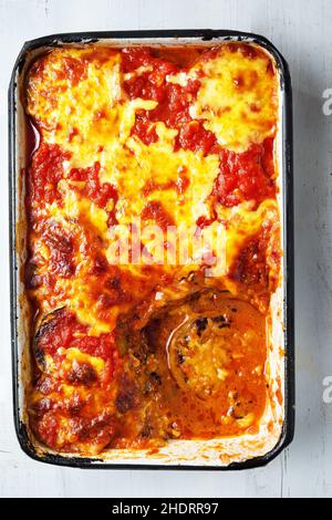 fatti in casa, melanzane, omemadi Foto Stock