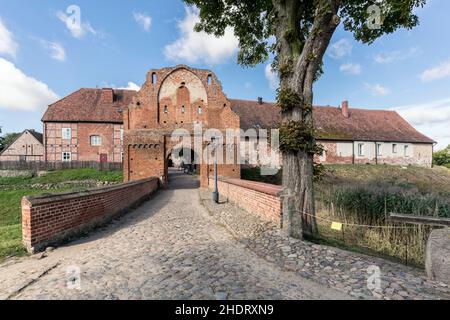 castello, neubrandenburg, castello di stargard, castelli Foto Stock