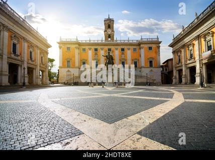 roma, palazzo dei senatori, palazzo senatorio, romes, palazzi dei senatori Foto Stock