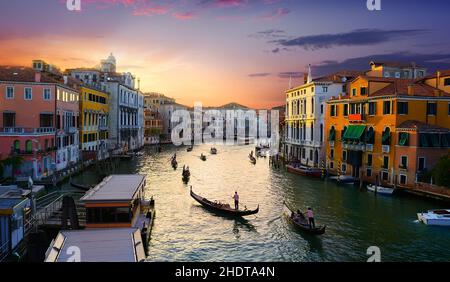 vie navigabili, venezia, vie navigabili, venices Foto Stock