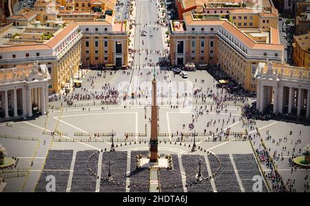roma, cattolicesimo, vaticano, piazza san pietro, romani, catolicismi, vaticani, piazze di san pietro Foto Stock