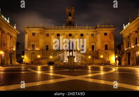 roma, palazzo dei senatori, palazzo senatorio, romes, palazzi dei senatori Foto Stock