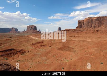 monument valley, prenotazione nazione navajo, valli monumento, prenotazione nazione navajo Foto Stock