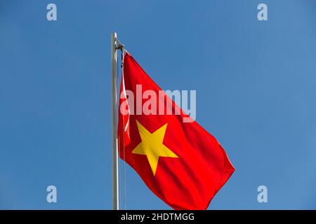 bandiera, vietnam, bandiere, vietnams Foto Stock