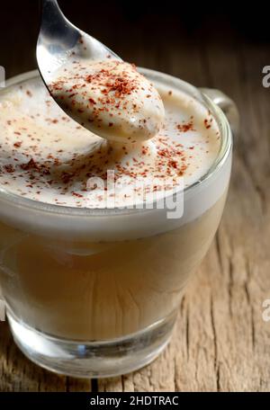 caffè, schiuma di latte, cappuccino, caffè, schiuma di latte, cappuccini, cappuccino Foto Stock