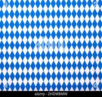 blu e bianco, bavarese, rombo, blu e bianco, bavaresi Foto Stock