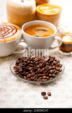 caffè, chicchi di caffè, caffè, chicchi di caffè Foto Stock