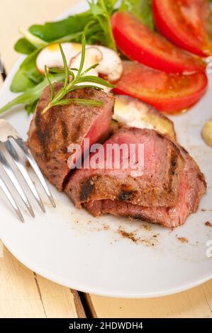 cena arrosto, manzo, arrosto, filetto, arrosti, scogliere, arrosti Foto Stock