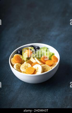 ciotola di frutta, ciotole di frutta Foto Stock