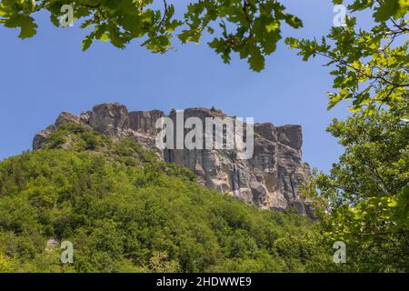 pietra di bismantova Foto Stock