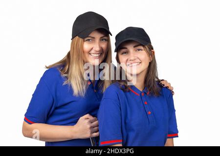 madre, figlia, matching, mamma, madri, mamma, figlie Foto Stock