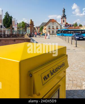 mailbox, lettera d'amore, mailboxs, lettere d'amore Foto Stock