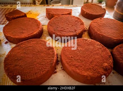 caseificio, caseificio, caseificio, formaggi, caseificio, produzione di formaggio Foto Stock