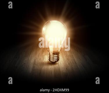 idee, lampadina, soluzione, brainstorming, idea, lampadina, lampadine, lampadine, feedback, risultato, soluzioni Foto Stock