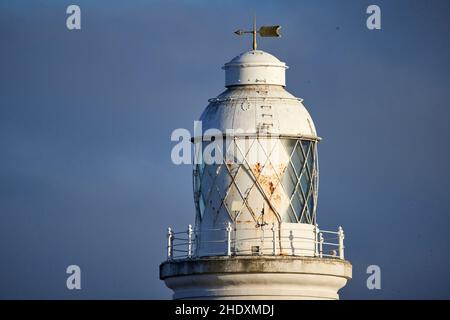 St. Mary's Lighthouse Whitley Bay, una città balneare a North Tyneside, Tyne & Wear, Inghilterra Foto Stock