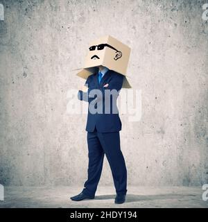 uomo d'affari, cool, capo, uomini d'affari, esecutivo, dirigenti, leader, leader, manager, cool Foto Stock