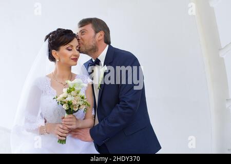 matrimoni, coppie nuziali, matrimoni, coppie nuziali Foto Stock