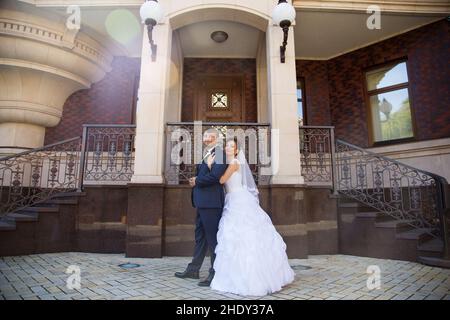 matrimoni, coppie nuziali, matrimoni, coppie nuziali Foto Stock