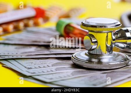 salute, medicina, costo, guarighe, medicine, costi Foto Stock