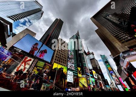 grattacielo, times square, new york city, grattacieli, times square, città di new york Foto Stock