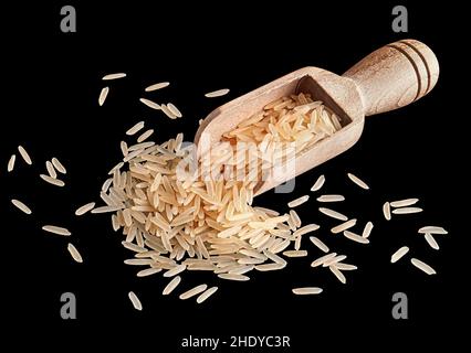 riso, secchio, grani di riso, riso, secchi, grano di riso Foto Stock