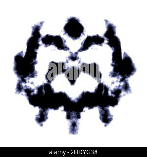test rorschach, test inkblot Foto Stock