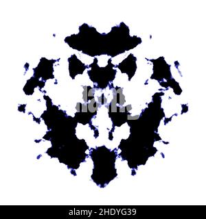 test rorschach, test inkblot Foto Stock