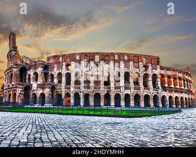 roma, colosseo, romani, colossi Foto Stock