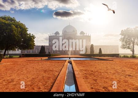 delhi, tomba di humayun, delhis, tombe di humayun Foto Stock