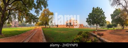 mausoleo, delhi, tomba di humayun, mausolei, delhi, tombe di humayun Foto Stock