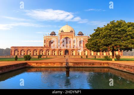 delhi, tomba di humayun, delhis, tombe di humayun Foto Stock