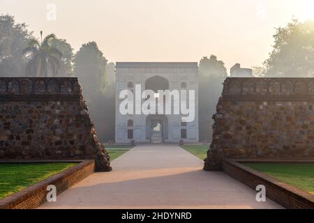 delhi, tomba di humayun, delhis, tombe di humayun Foto Stock