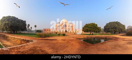 la tomba di humayun, le tombe di humayun Foto Stock