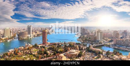 vista sulla città, cairo, vista sulla città, cairos Foto Stock