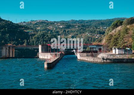 Carrapatelo serratura e sbarramento Foto Stock