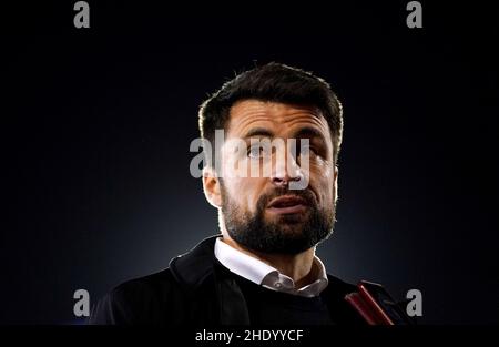 File photo datato 24-11-2021 del manager di Swansea City Russell Martin che spera di avere un certo numero di giocatori indietro da Covid-relative assenze per il Sabato fa Cup terzo giro di cravatta con Southampton. Data di emissione: Venerdì 7 gennaio 2022. Foto Stock