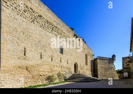 Francia, Vaucluse, Parc Naturel Regional du Luberon (Parco Naturale Regionale del Luberon), Ansouis, etichettato Les Plus Beaux Villages de France, (il più essere Foto Stock