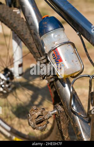 Johannesburg, Sudafrica - 25 ottobre 2014: Bici sporche all'Africa Cycle Fair and Expo Foto Stock