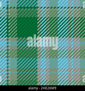 Motivo senza cuciture di motivo scozzese tartan plaid. Sfondo ripetibile con texture del tessuto di controllo. Sfondo vettoriale piatto di stampa tessile a strisce. Illustrazione Vettoriale
