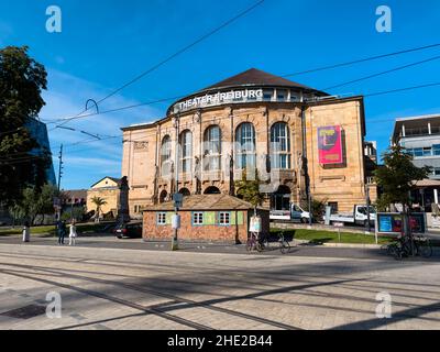 Friburgo am Breisgau, Germania - 23 settembre 2021: Teatro cittadino di Friburgo am Breisgau. Foto Stock