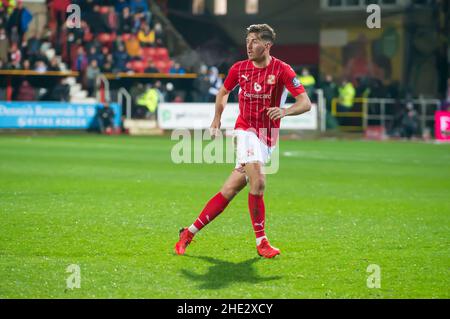 Swindon, Regno Unito. 07th Jan 2022. Swindon, Inghilterra, 7th gennaio: Ellis Iandolo, 3 Swindon fa Cup 3rd round. Swindon Town V Manchester City presso il centro di Swindon Town FC. Terry Scott/SPP Credit: SPP Sport Press Photo. /Alamy Live News Foto Stock