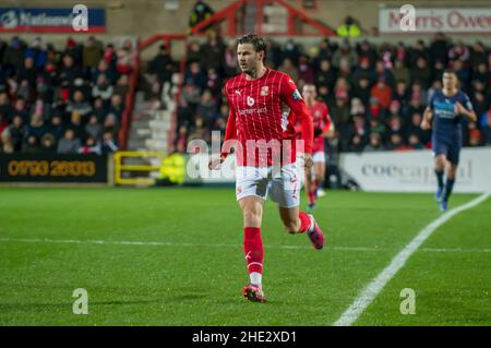 Swindon, Regno Unito. 07th Jan 2022. Swindon, Inghilterra, 7th gennaio: Gladwin, 7 Swindon. Fa Cup 3rd round. Swindon Town V Manchester City presso il centro di Swindon Town FC. Terry Scott/SPP Credit: SPP Sport Press Photo. /Alamy Live News Foto Stock