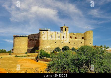 Castello fortezza di Garcimunoz a Cuenca - Spagna Foto Stock
