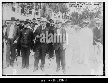 Roosevelt alla Scuola Navale - Rio Janeiro Foto Stock