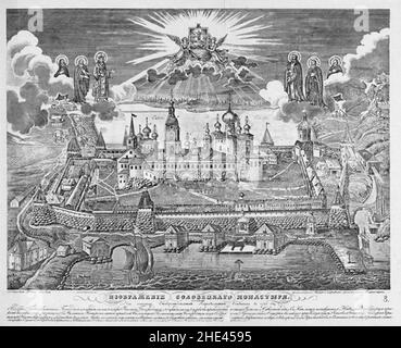 Rovinsky - Monastero di Solovetsky 1884 - 08. Foto Stock