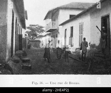 Rue de Bissao-1912. Foto Stock