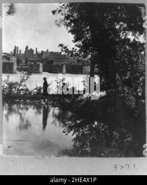 Rovine di Mayo's Bridge, Richmond, VA Foto Stock