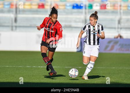 Frosinone, Italia. 08th Jan 2022. Thomas and Boattin (Photo by Andrea Amato/Pacific Press) Credit: Pacific Press Media Production Corp./Alamy Live News Foto Stock