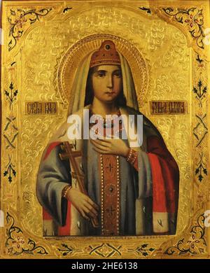 Saint Olga (fine 19th c.) 2. Foto Stock